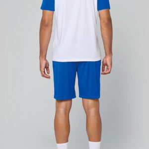 Maillot multisport manches courtes bicolore unisexe