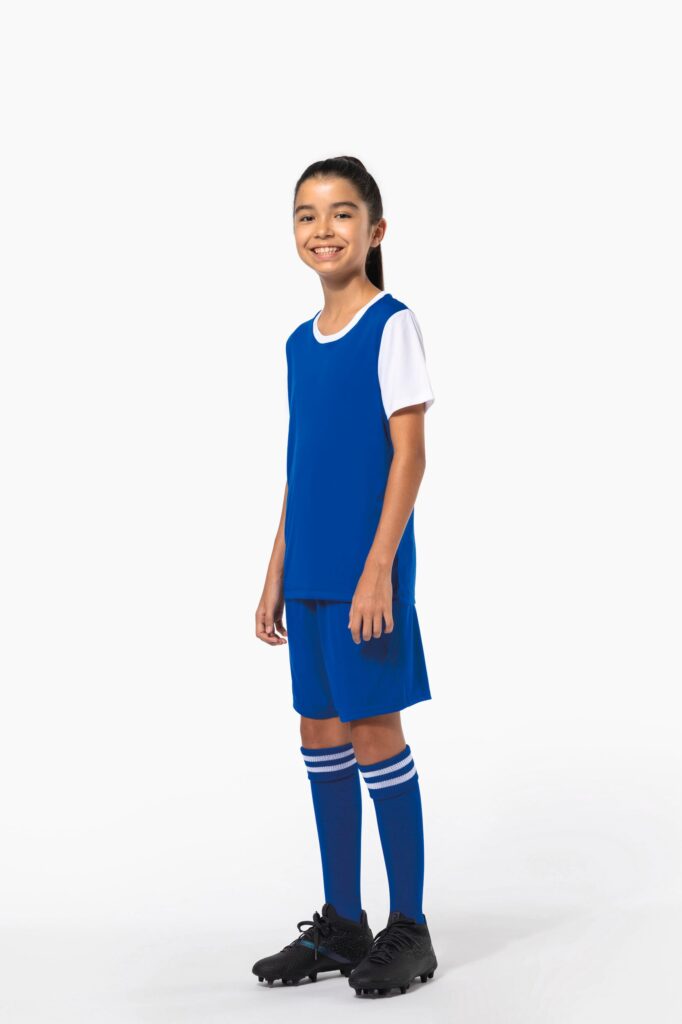 Maillot multisport manches courtes bicolore enfant