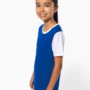 Maillot multisport manches courtes bicolore enfant