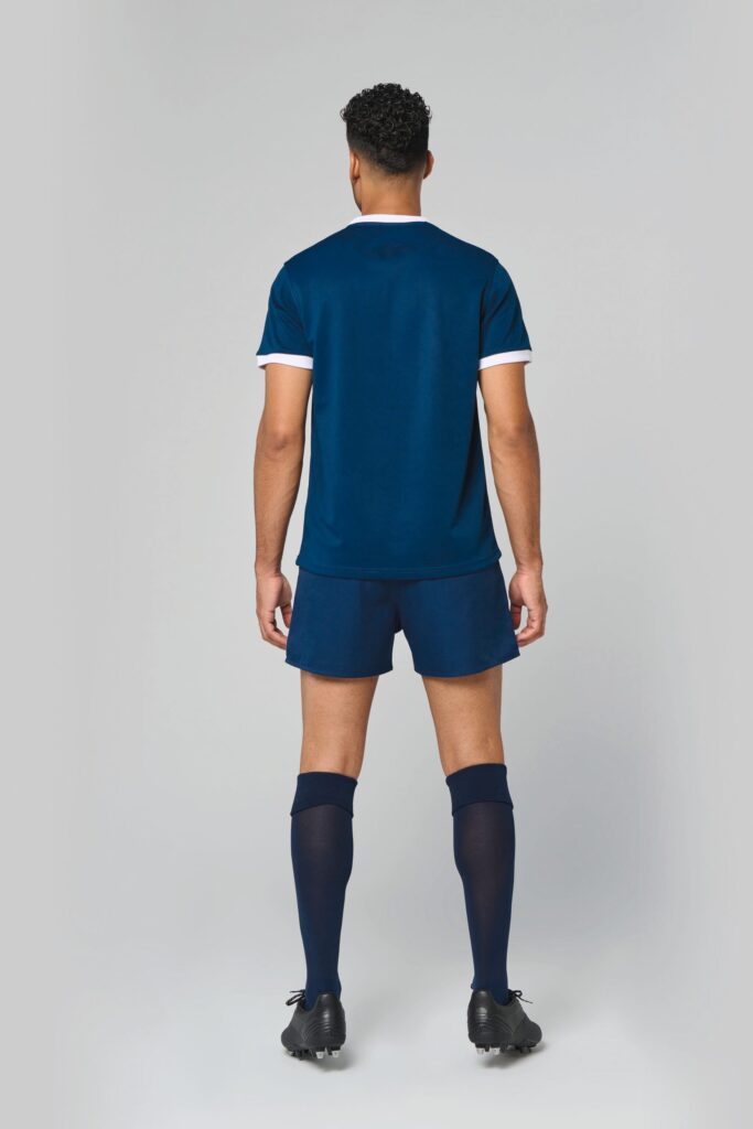 Maillot de rugby manches courtes unisexe