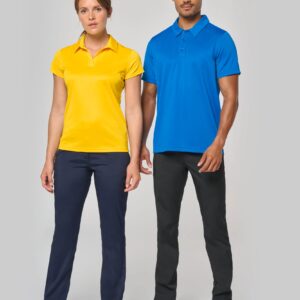 Polo sport manches courtes femme