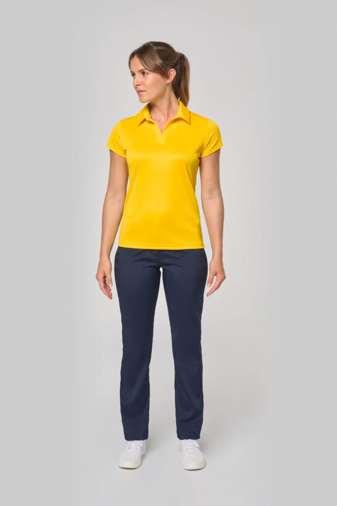 Polo sport manches courtes femme