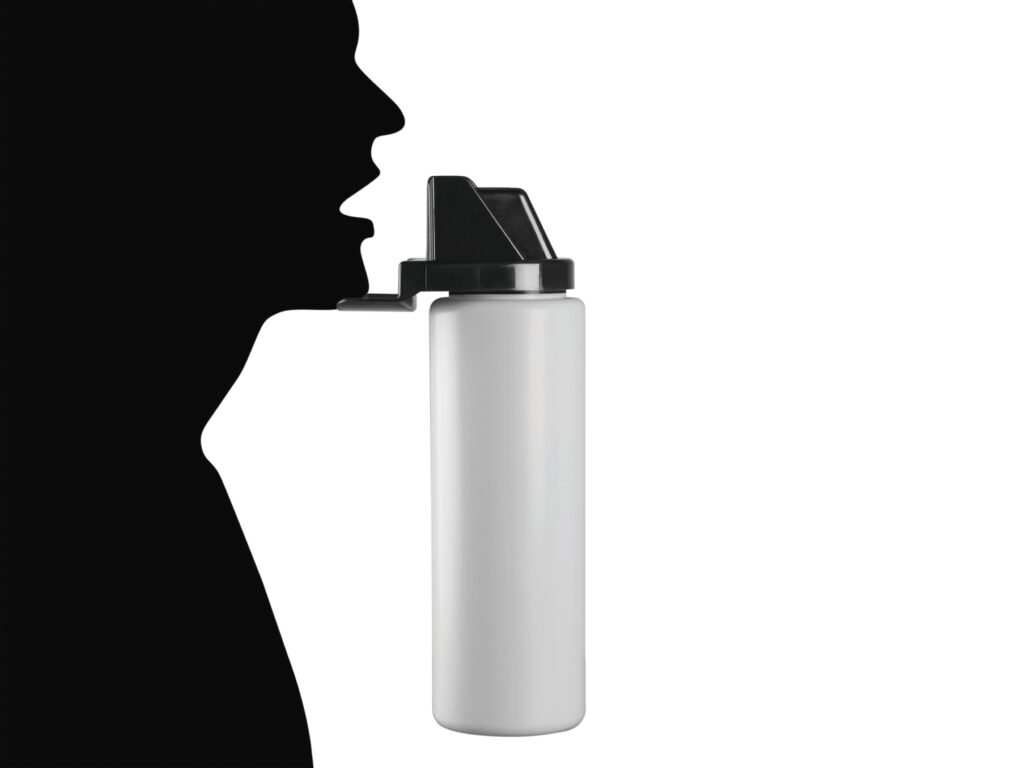 Bouteille de sport hygiénique 1000 ml