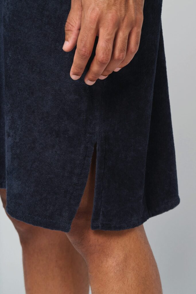 Poncho éponge à capuche unisexe