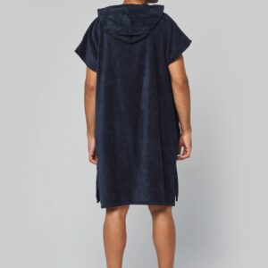 Poncho éponge à capuche unisexe