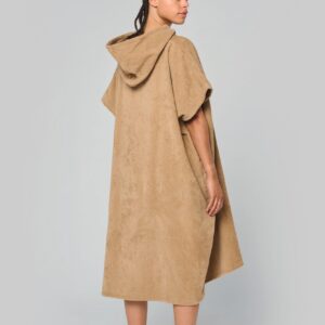 Poncho éponge à capuche unisexe