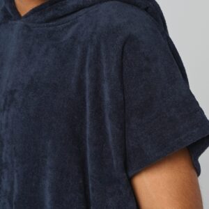 Poncho éponge à capuche unisexe