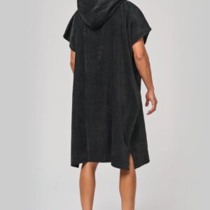 Poncho éponge à capuche unisexe
