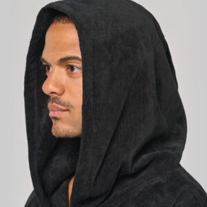 Poncho éponge à capuche unisexe