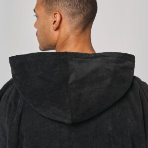 Poncho éponge à capuche unisexe