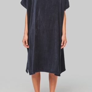 Poncho éponge à capuche unisexe