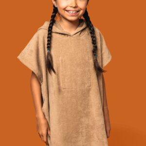 Poncho éponge à capuche enfant