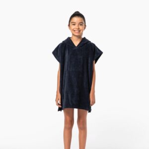 Poncho éponge à capuche enfant