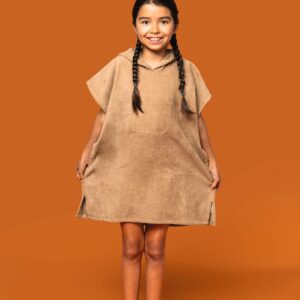Poncho éponge à capuche enfant