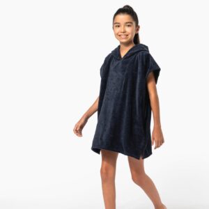 Poncho éponge à capuche enfant