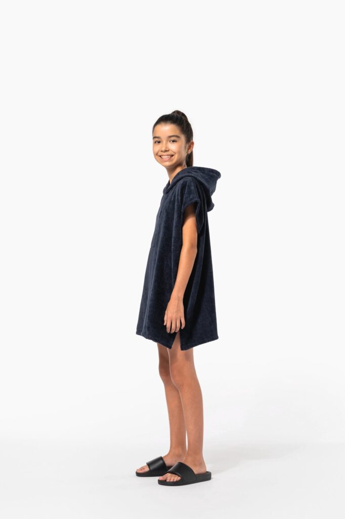 Poncho éponge à capuche enfant