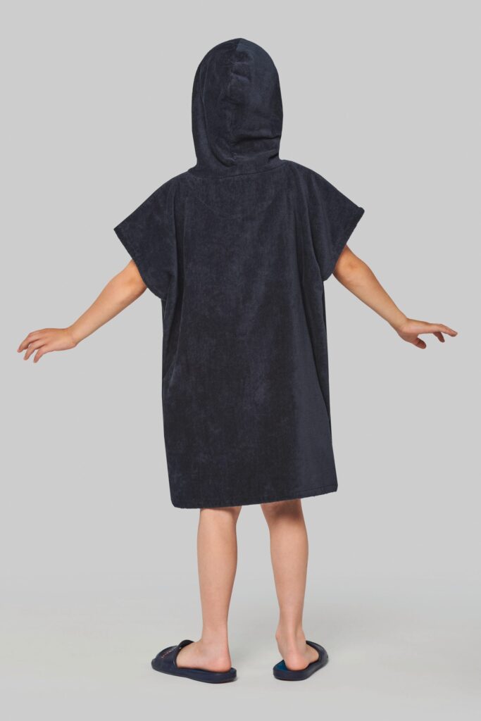 Poncho éponge à capuche enfant
