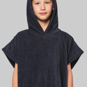 Poncho éponge à capuche enfant