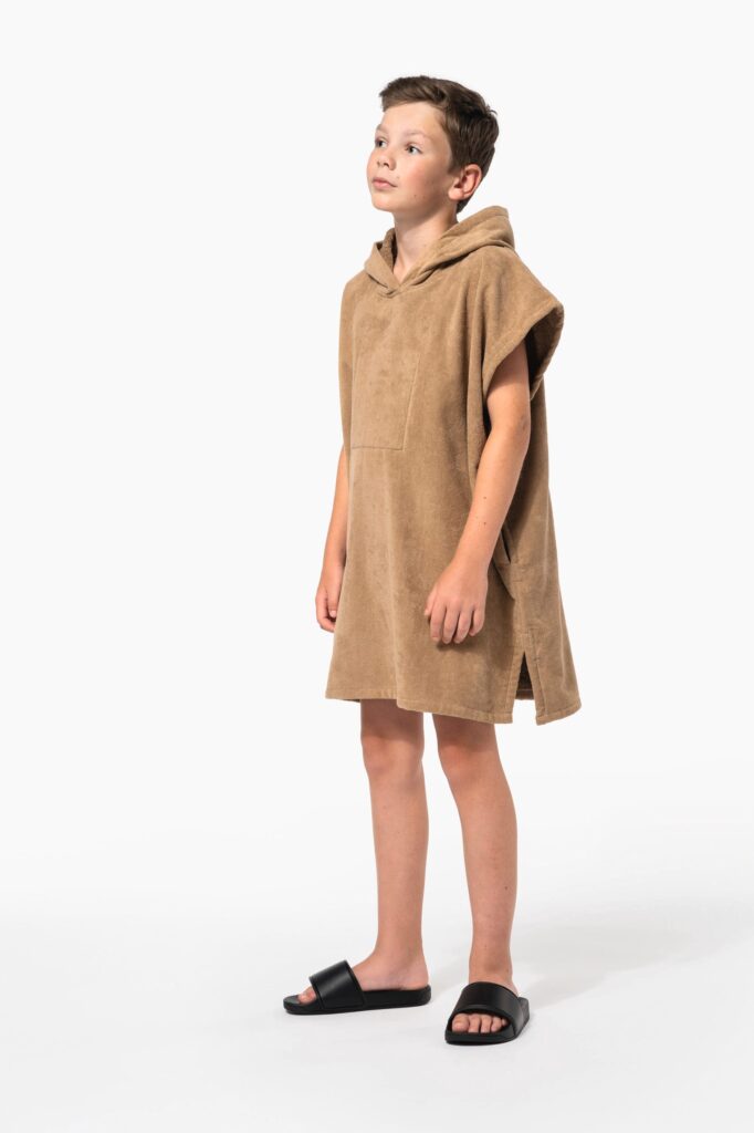 Poncho éponge à capuche enfant