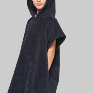 Poncho éponge à capuche enfant