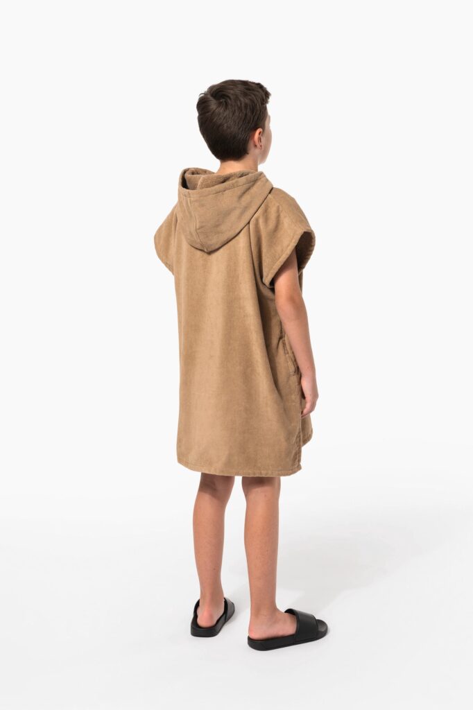 Poncho éponge à capuche enfant