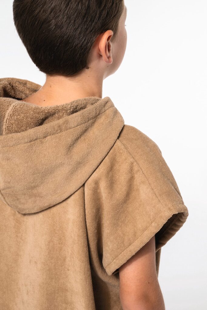 Poncho éponge à capuche enfant
