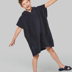 Poncho éponge à capuche enfant