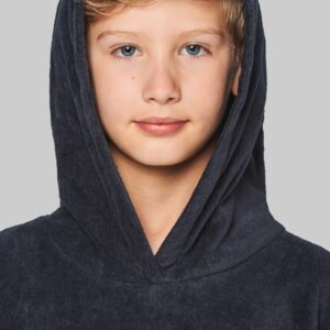 Poncho éponge à capuche enfant