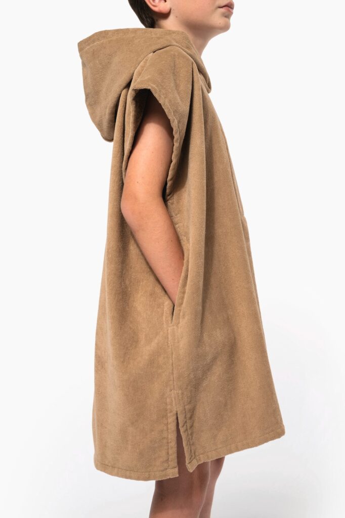 Poncho éponge à capuche enfant