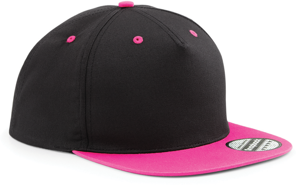Casquette Snapback contrastée - 5 panneaux
