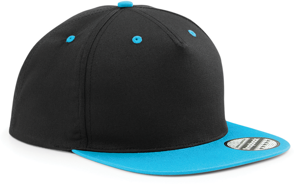 Casquette Snapback contrastée - 5 panneaux
