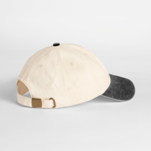 Casquette vintage compacte visière contrastée