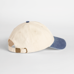 Casquette vintage compacte visière contrastée