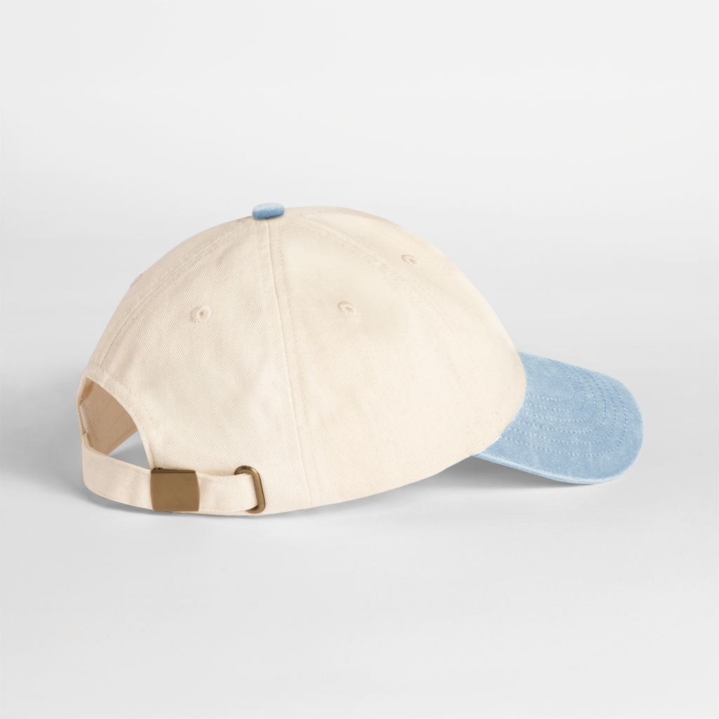 Casquette vintage compacte visière contrastée