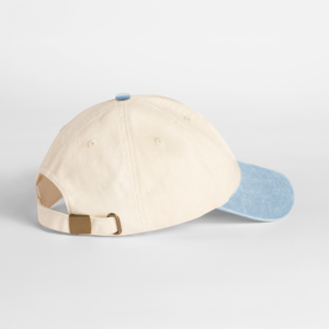 Casquette vintage compacte visière contrastée