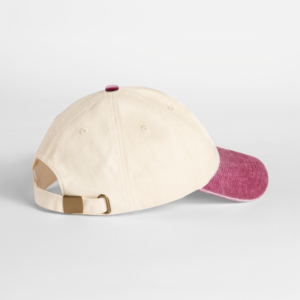 Casquette vintage compacte visière contrastée