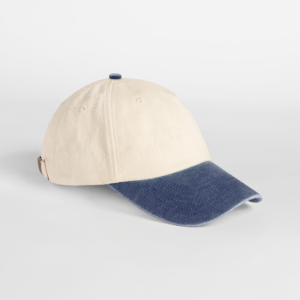 Casquette vintage compacte visière contrastée
