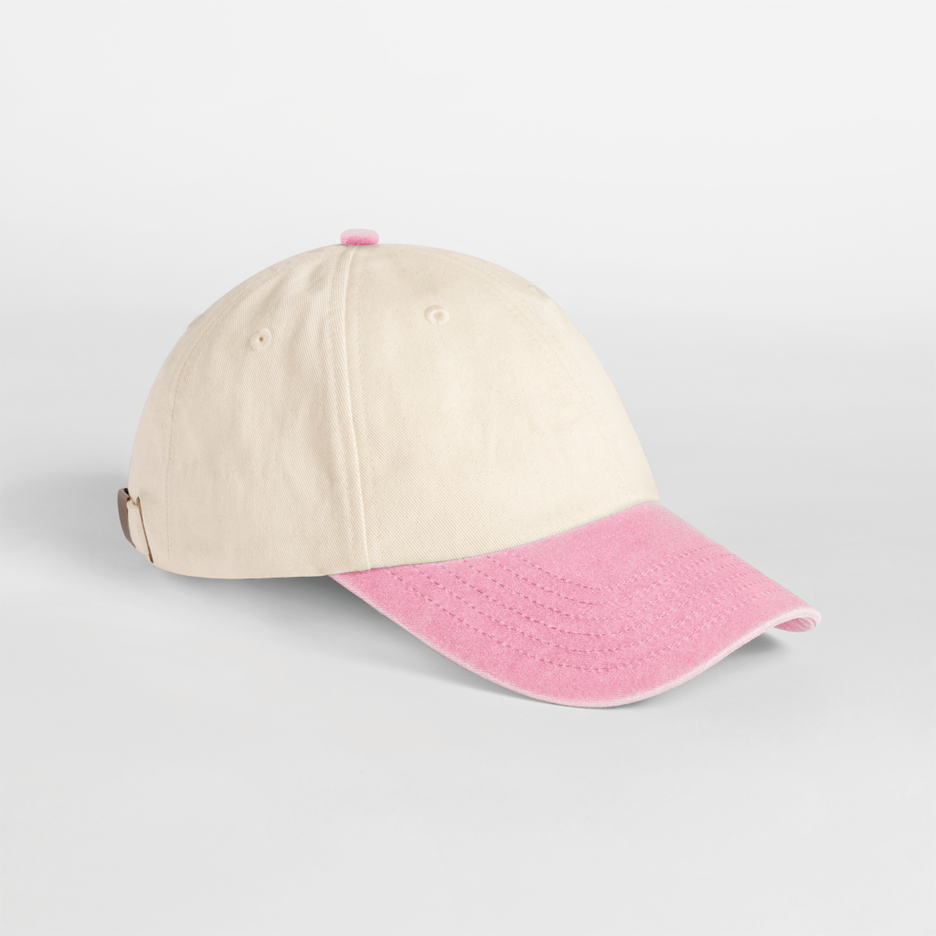 Casquette vintage compacte visière contrastée