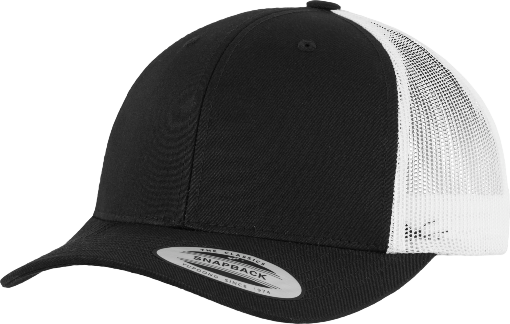 Casquette retro trucker bicolore