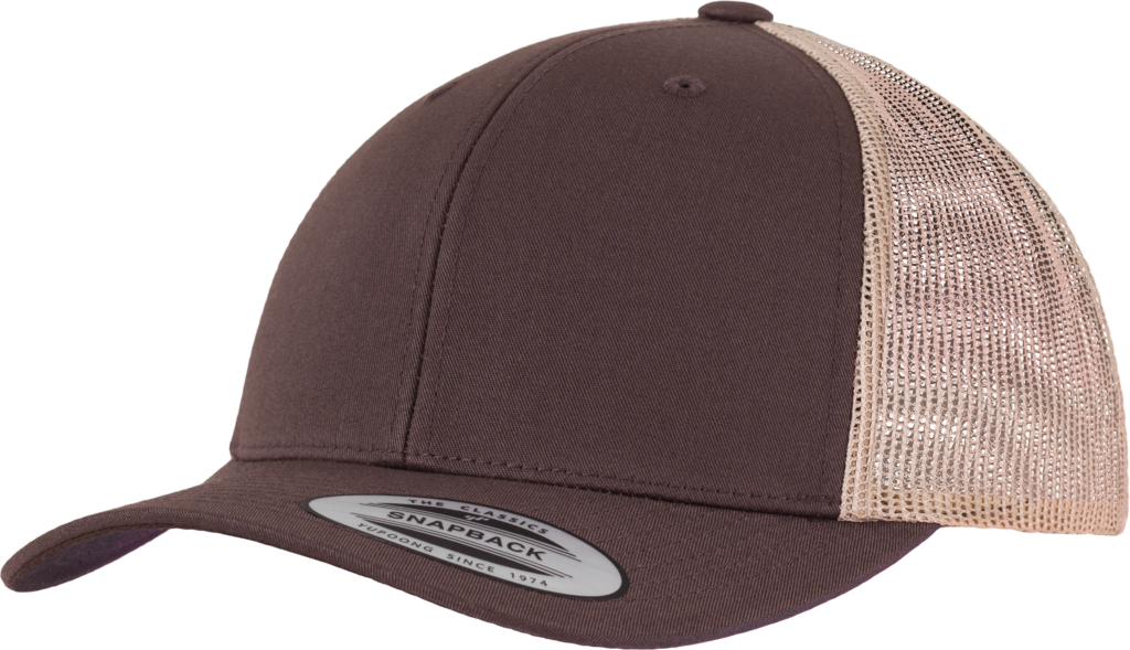 Casquette retro trucker bicolore