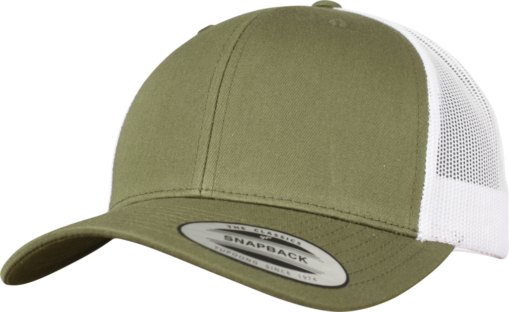 Casquette retro trucker bicolore