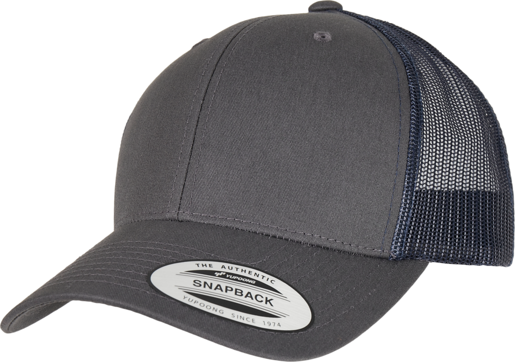 Casquette retro trucker bicolore