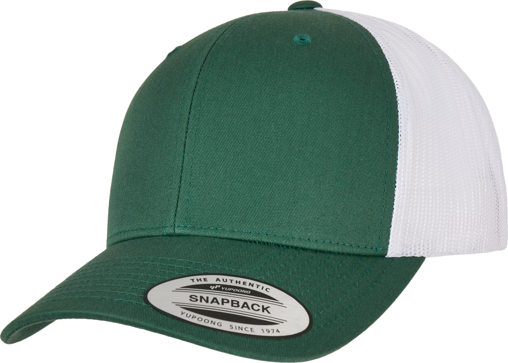 Casquette retro trucker bicolore