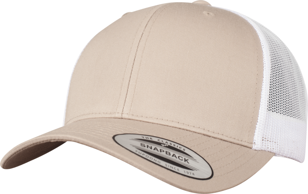 Casquette retro trucker bicolore