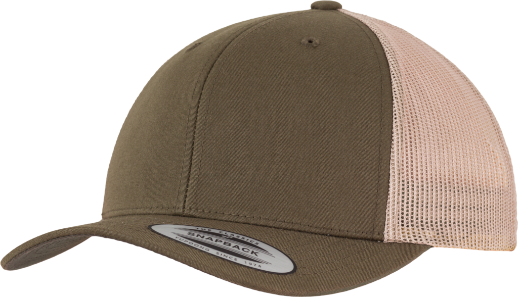 Casquette retro trucker bicolore