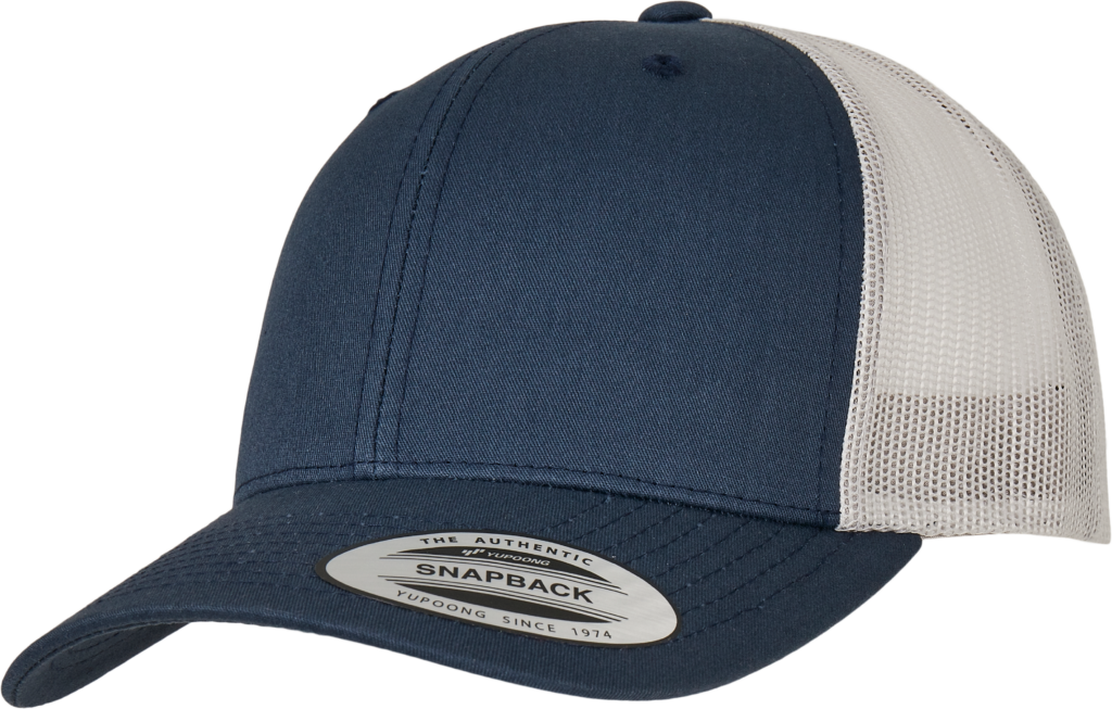 Casquette retro trucker bicolore