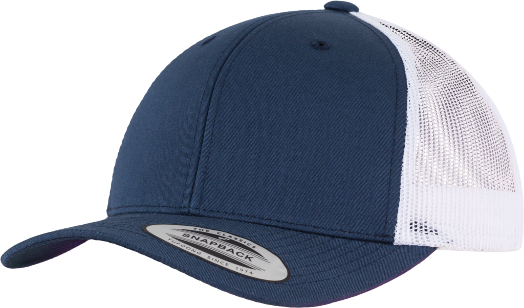 Casquette retro trucker bicolore