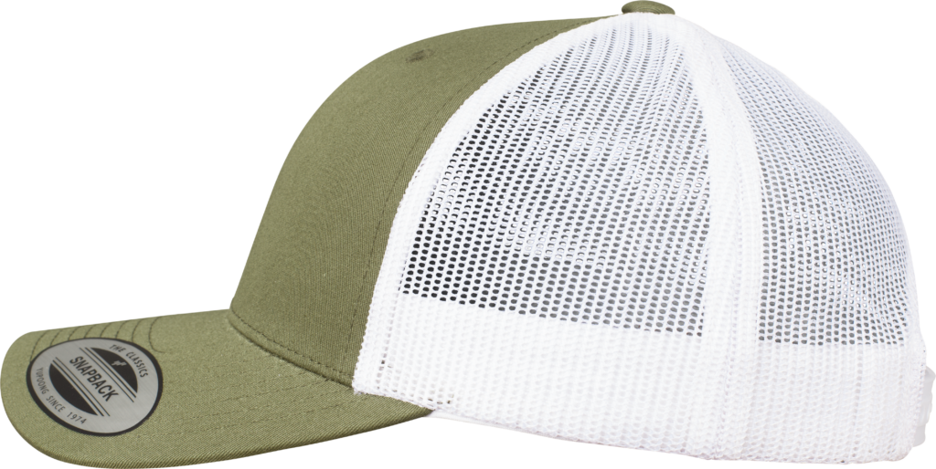 Casquette retro trucker bicolore
