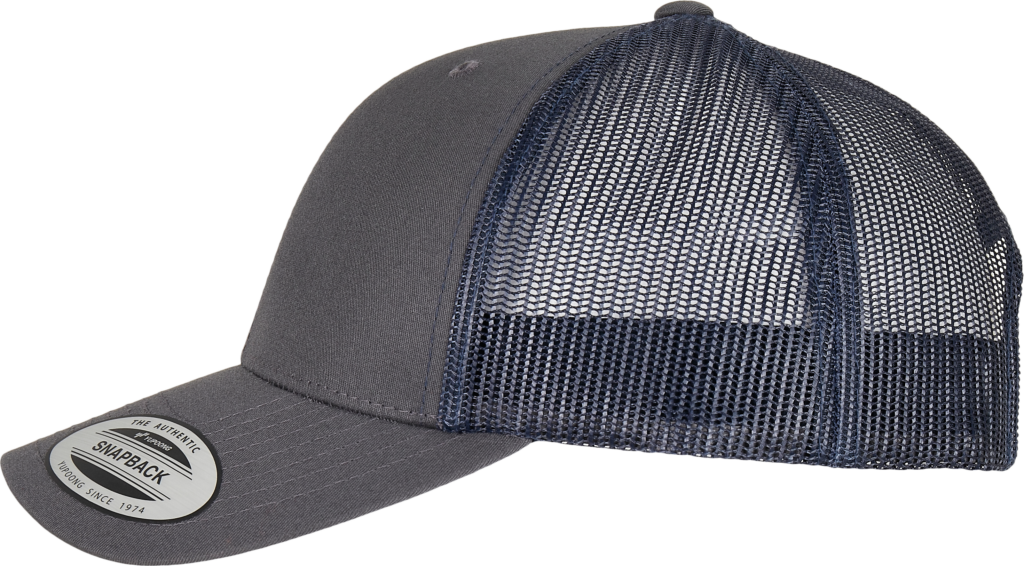 Casquette retro trucker bicolore