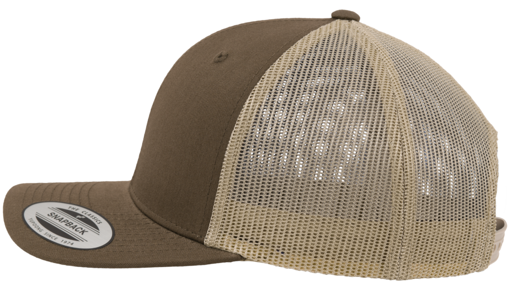 Casquette retro trucker bicolore